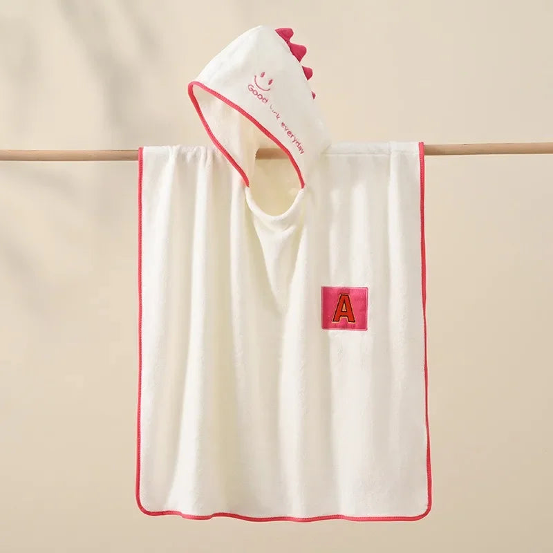 Children's Hooded Shower Bathrobe