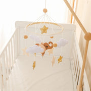 Baby Rattle Wooden Mobile Musical Bed Bell