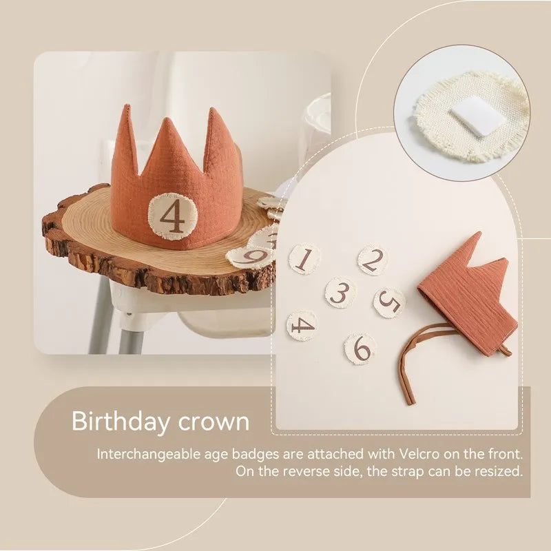 Birthday Crown Magic Wand Toy Banner