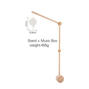 Wood Bed Bell Musical Rattles Toys