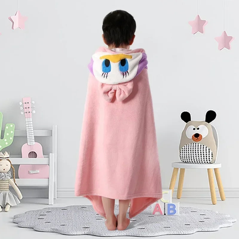 Kids Hooded Bathrobe