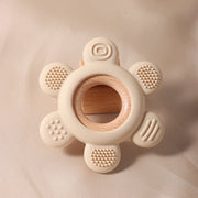 Wooden Teether Flower
