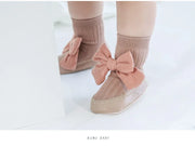 Baby Bow Middle Tube Shoes