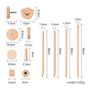 Crib Bell Toys Wooden Bracket