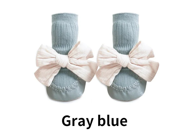 Baby Bow Middle Tube Shoes