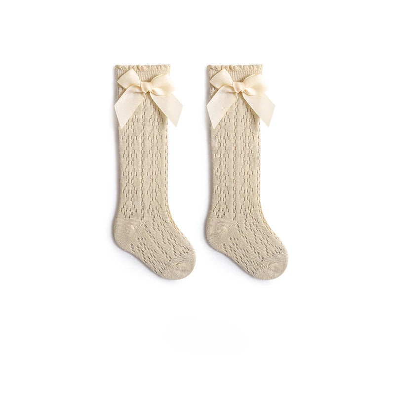 Summer Toddler Bow Long Sock