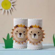 Bee Lion Cotton Strawberry Leg Warmers