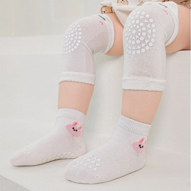 Baby Knee Pads Socks Set