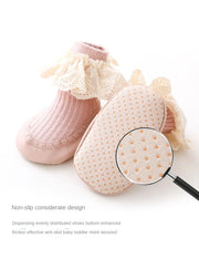 Baby Bow Middle Tube Shoes