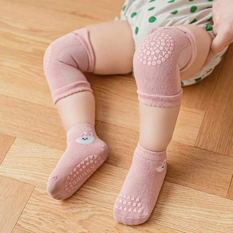 Baby Knee Pads Socks Set