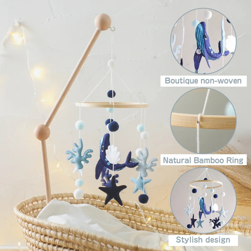 Musical Hot Air Balloon Crib Bed Bell