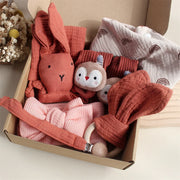 Cotton Comforter Bibs Socks Headband Set