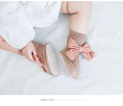 Baby Bow Middle Tube Shoes