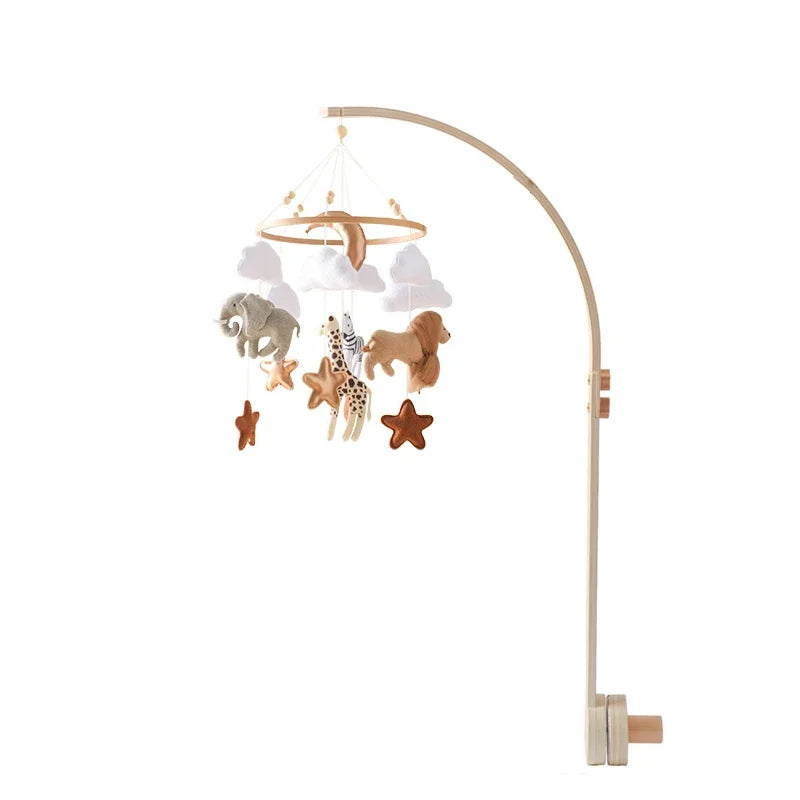 Wooden Mobile Bed Bell Crib Toy
