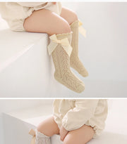 Summer Toddler Bow Long Sock