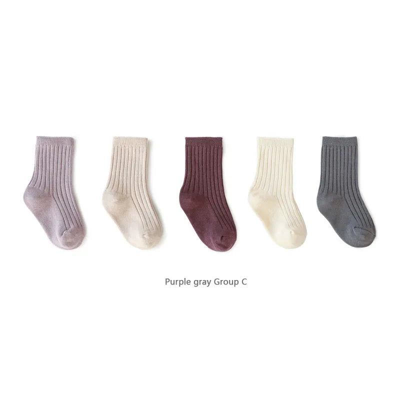 5 Pair Baby Breathable Socks