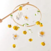 Baby Rattle Wooden Mobile Musical Bed Bell