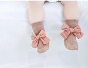 Baby Bow Middle Tube Shoes
