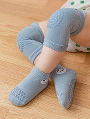 Baby Knee Pads Socks Set