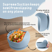 Meal Bowl Bib Fork Spoon Set