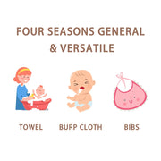 Cotton Breathable Baby Muslin Towel