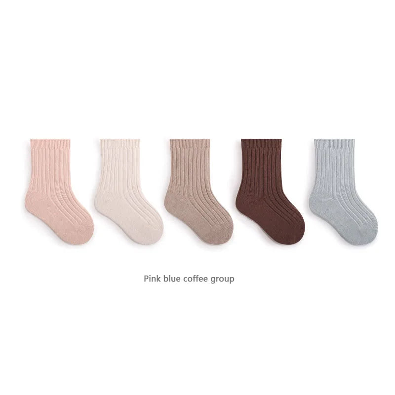 5 Pair Baby Breathable Socks