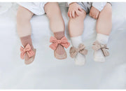 Baby Bow Middle Tube Shoes
