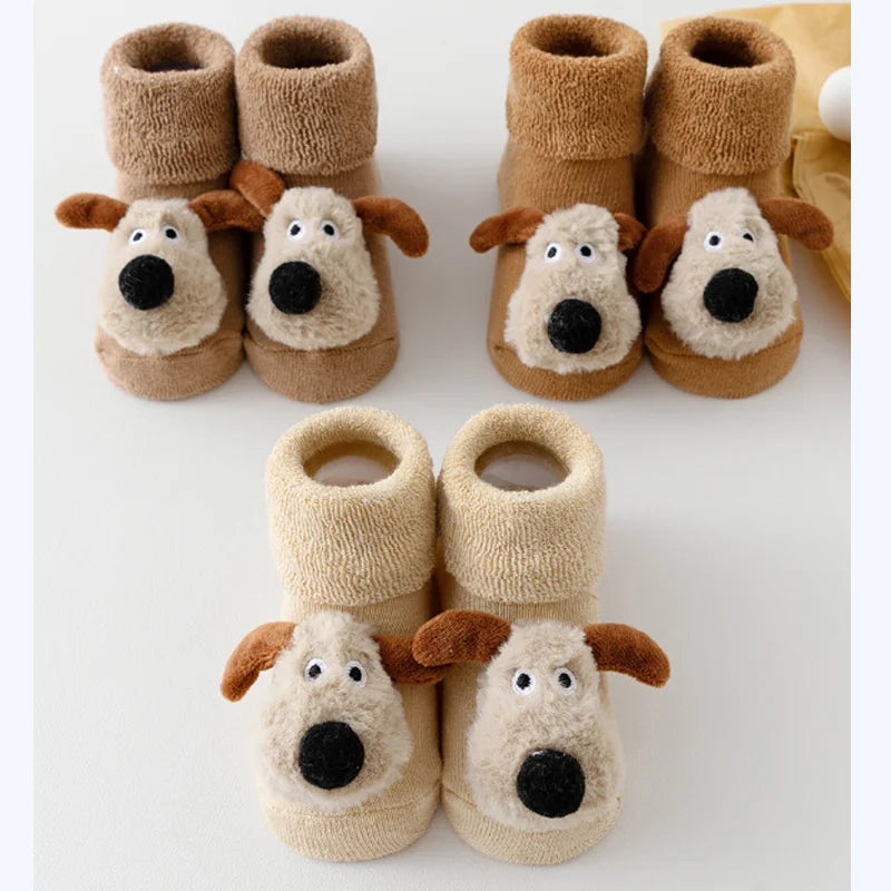 New cartoon warming baby socks