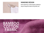 5PCS Set Bamboo Cotton Face Towel