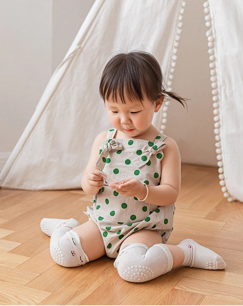 Baby Knee Pads Socks Set