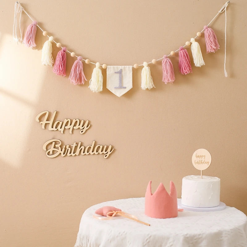 Baby Party Banner Tassel