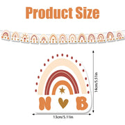 Boho Rainbow Monthly Photo Banner