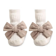 Baby Bow Middle Tube Shoes