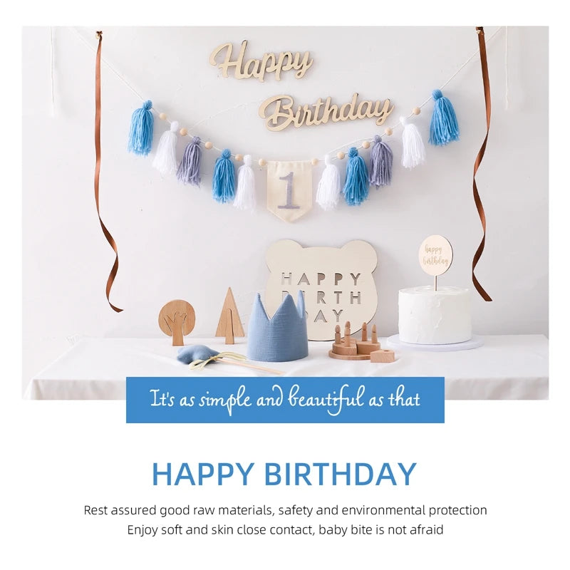 Baby Party Banner Tassel