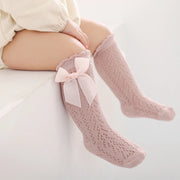 Summer Toddler Bow Long Sock