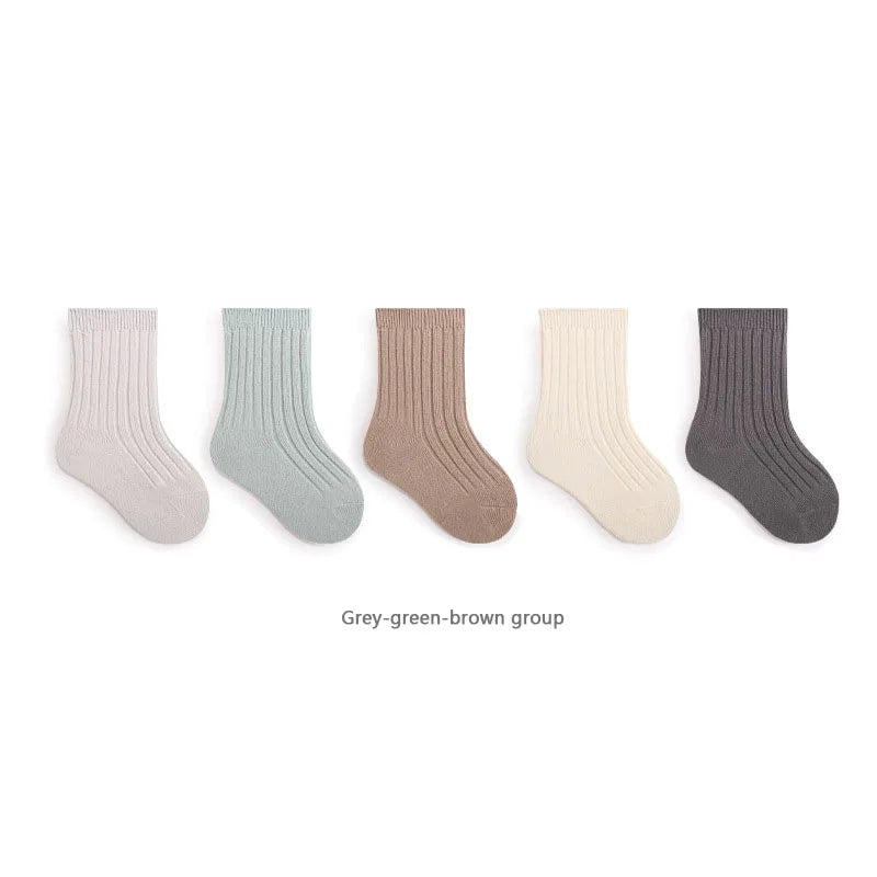 5 Pair Baby Breathable Socks