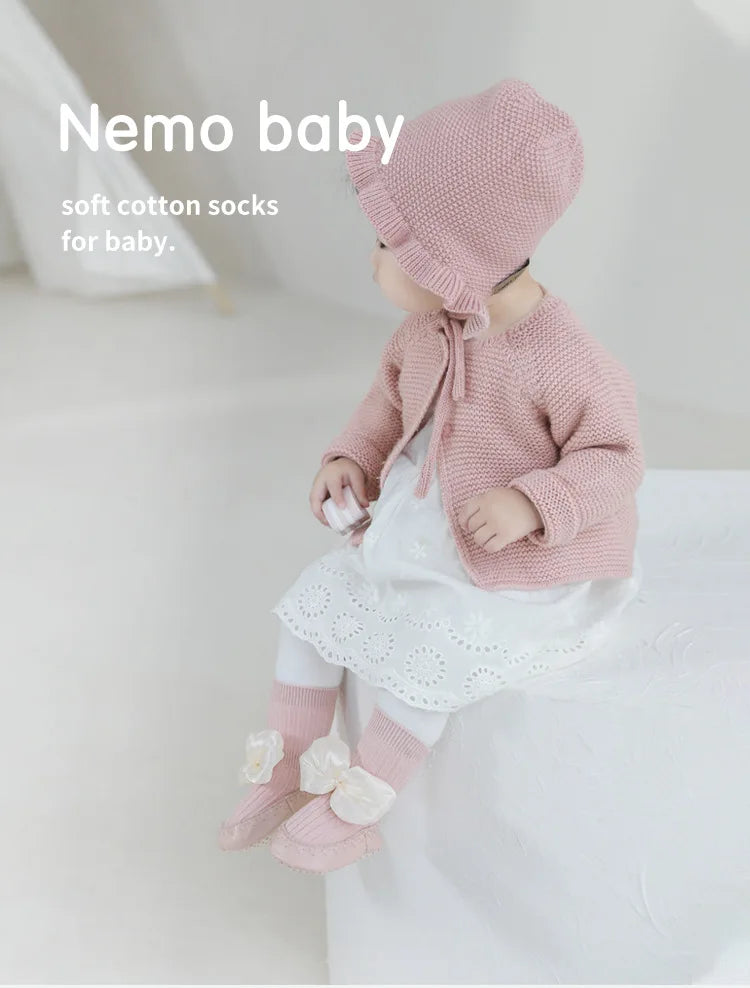 Baby Bow Middle Tube Shoes