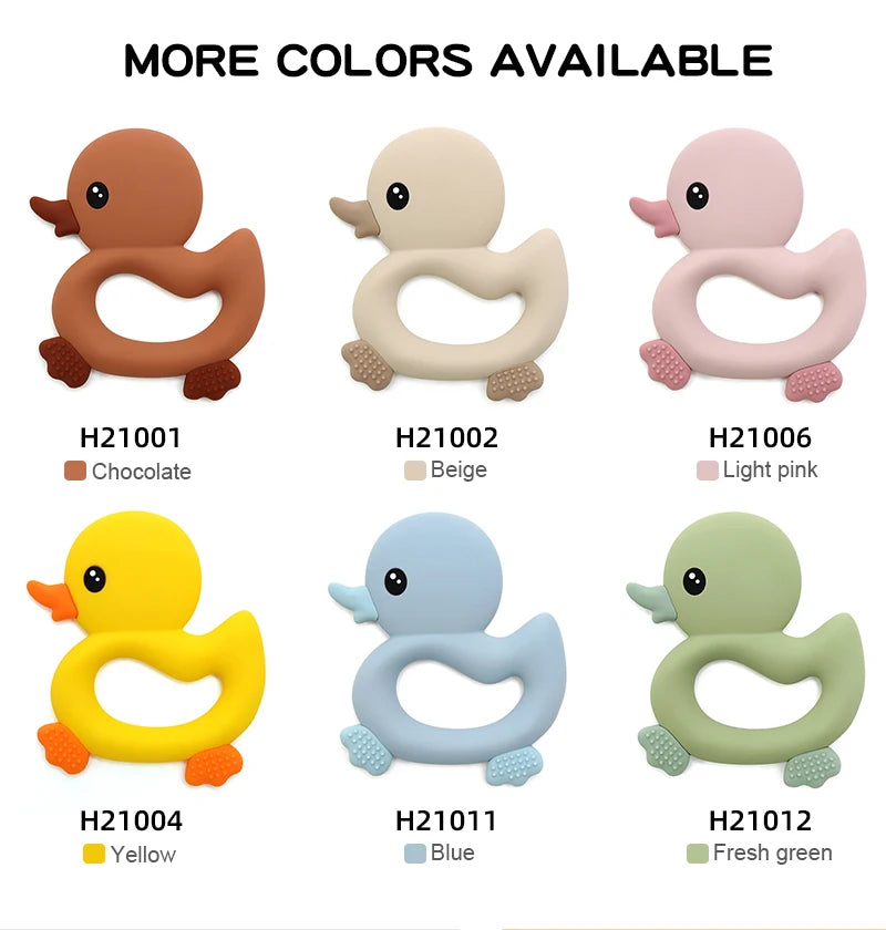 Duck Shaped Baby Teether