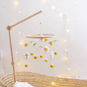 Baby Rattle Wooden Mobile Musical Bed Bell