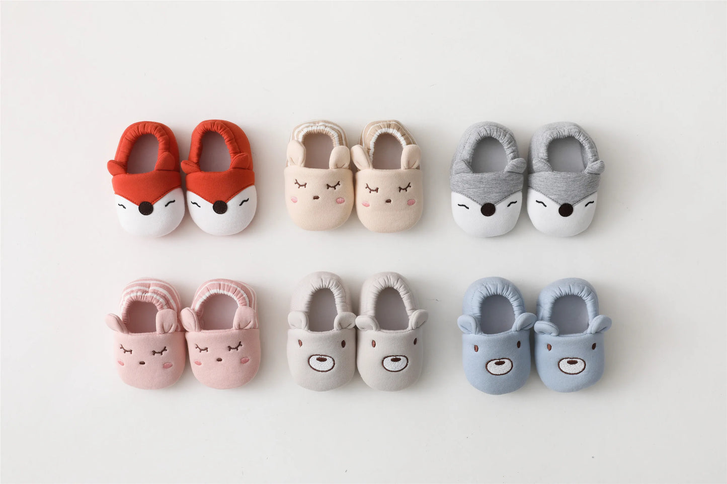 Cartoon Animals Pattern Baby Shoes