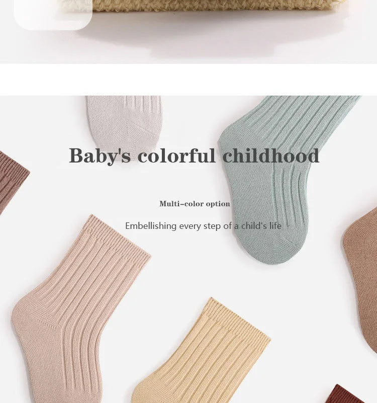 5 Pair Baby Breathable Socks