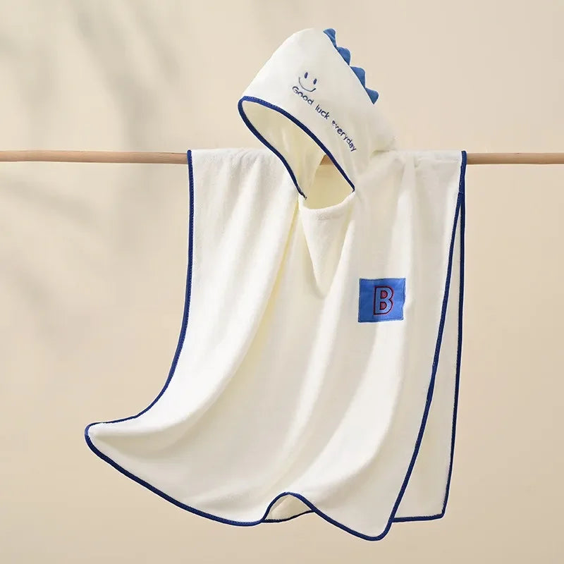 Children's Hooded Shower Bathrobe