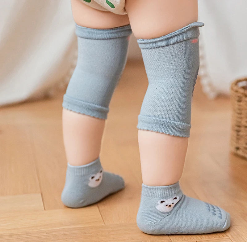 Baby Knee Pads Socks Set