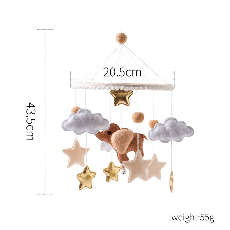 Musical Hot Air Balloon Crib Bed Bell