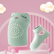 Baby Knee Pads Socks Set