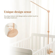 Crib Bell Toys Wooden Bracket