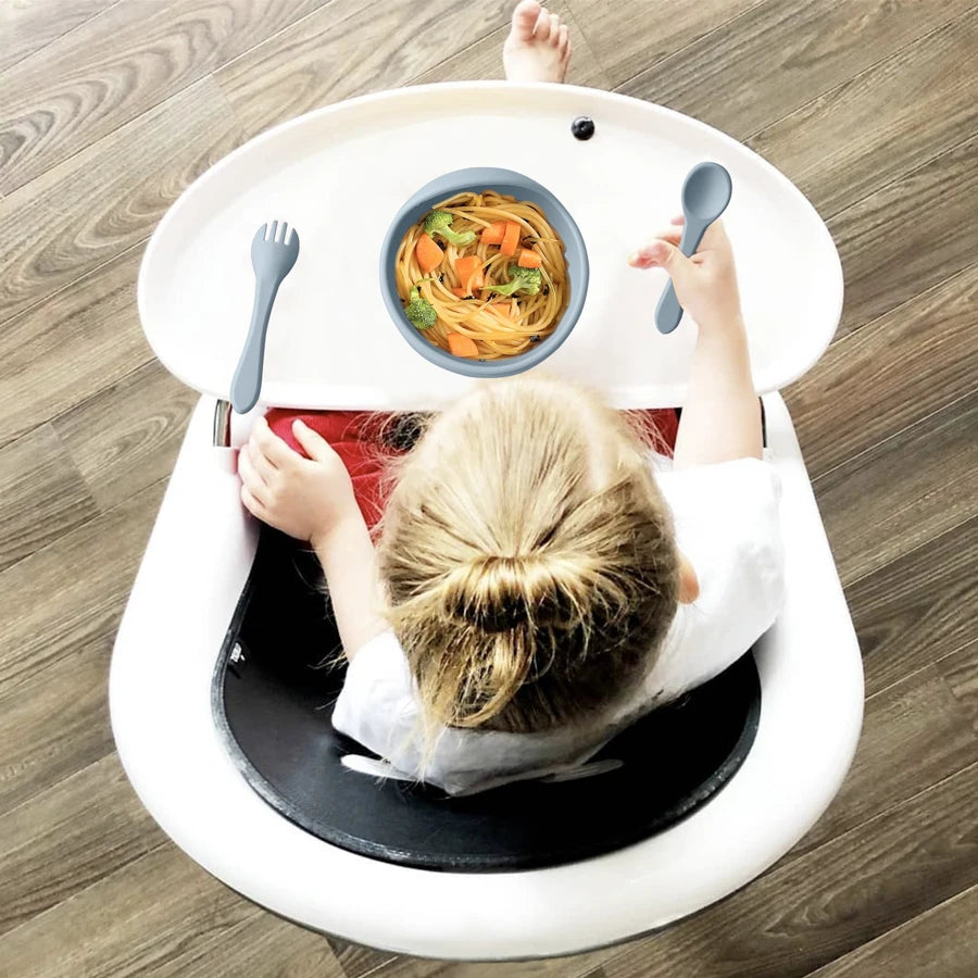 Baby Silicone Suction Feeding Bowls