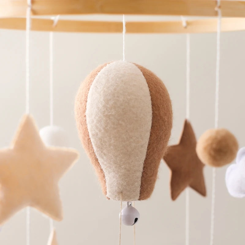 Musical Hot Air Balloon Crib Bed Bell