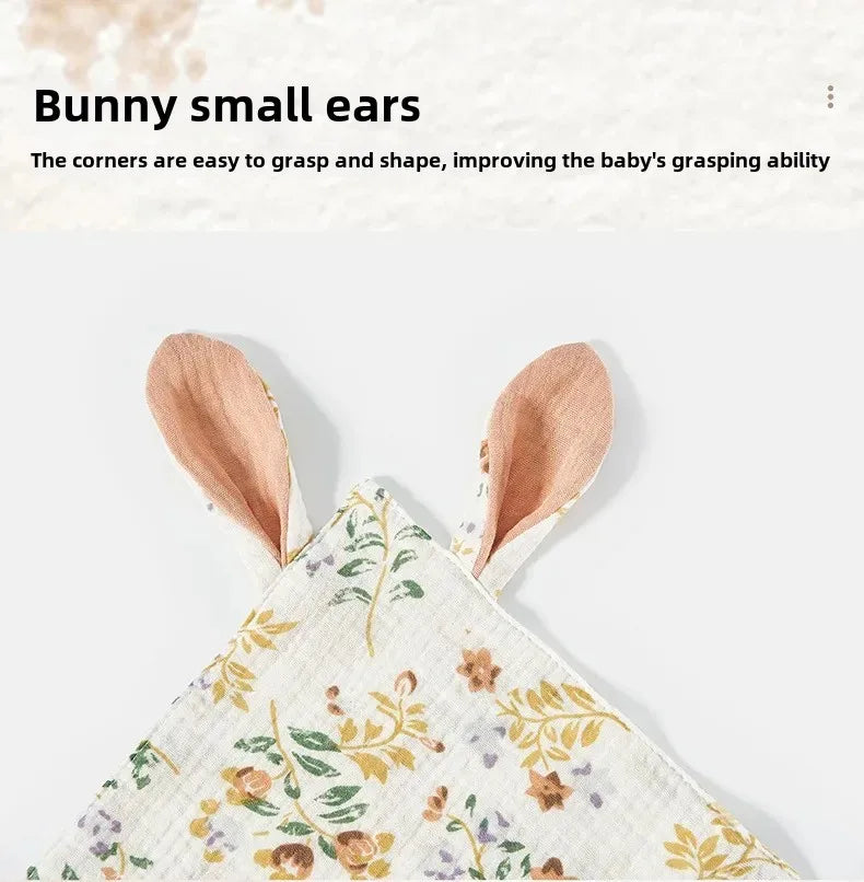 Cartoon Print Muslin Hand Face Towel