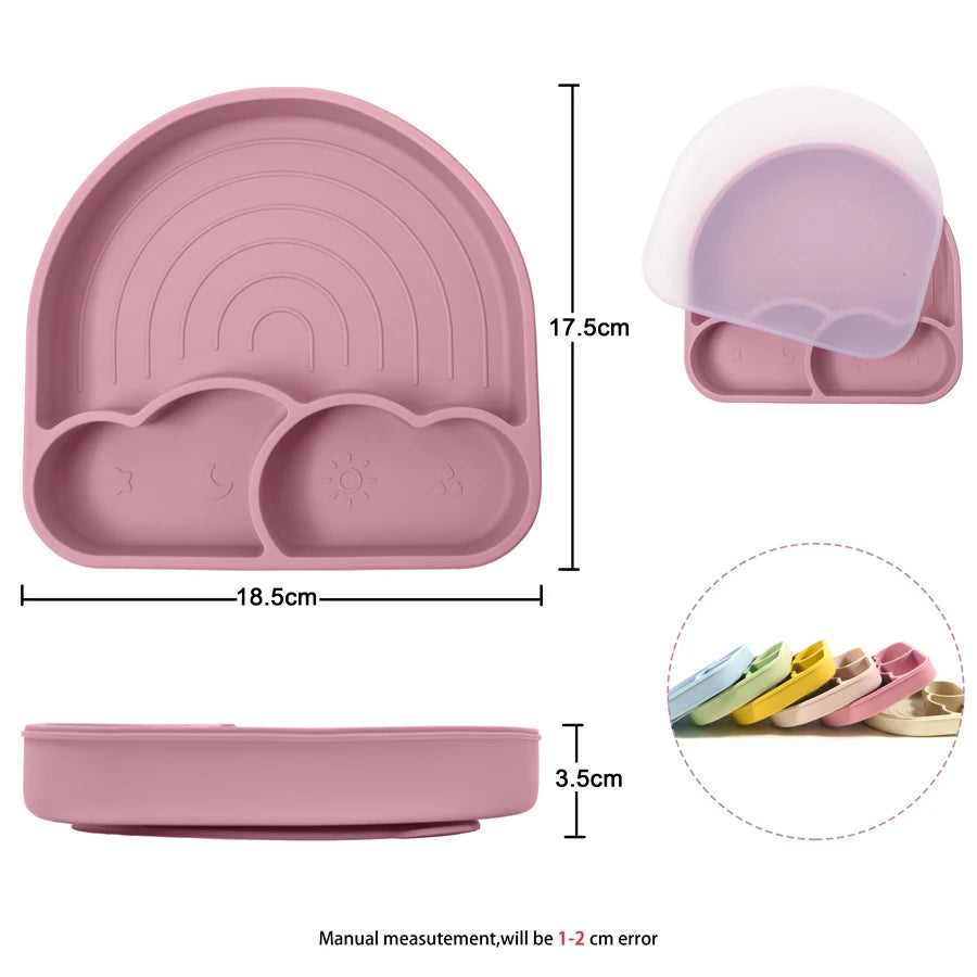 Rainbow Shape Baby Food Storage